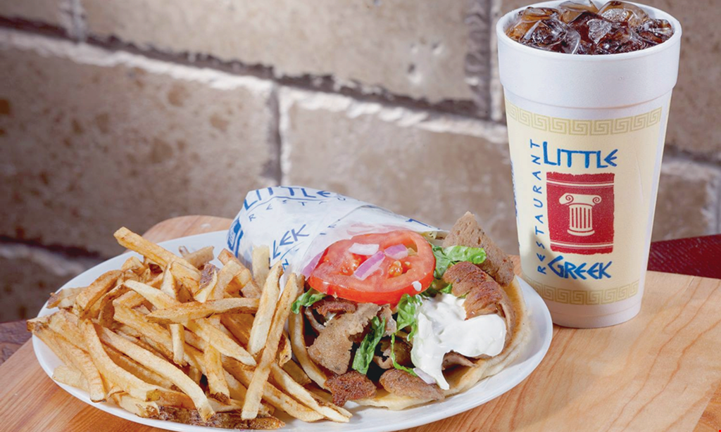 Product image for Little Greek Fresh Grill 20% off online ordering-use code 20percent / 20% off your entire order including pitas, wraps, light meals & dinners. 
