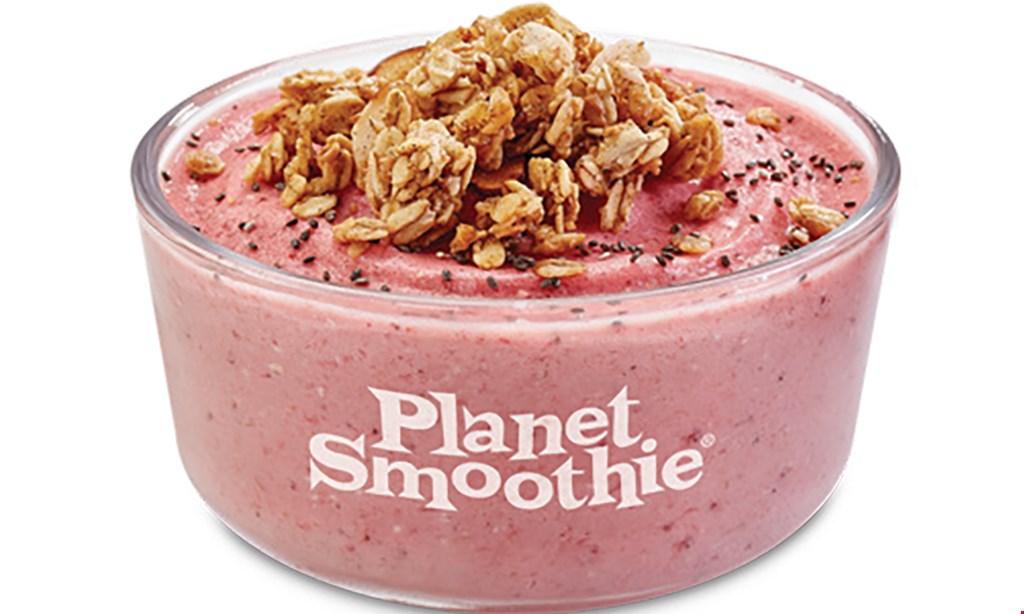 Product image for Planet Smoothie 50% Off any smoothie buy any smoothie, get one smoothie of equal or lesser value 50% OFF. 