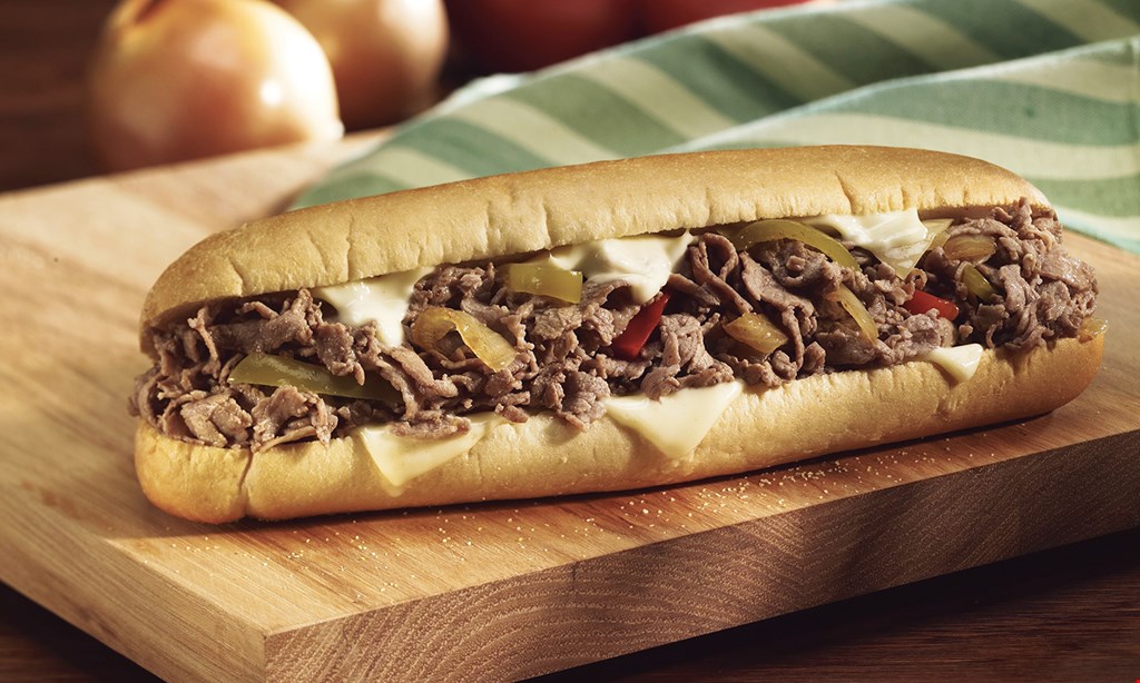 Product image for Philly's Best Ontario FREE Classic Cheesesteak Buy Any 2 Cheesesteaks 2 Fries and 2 med. Drinks and Get a 3rd Classic Cheesesteak FREE. 