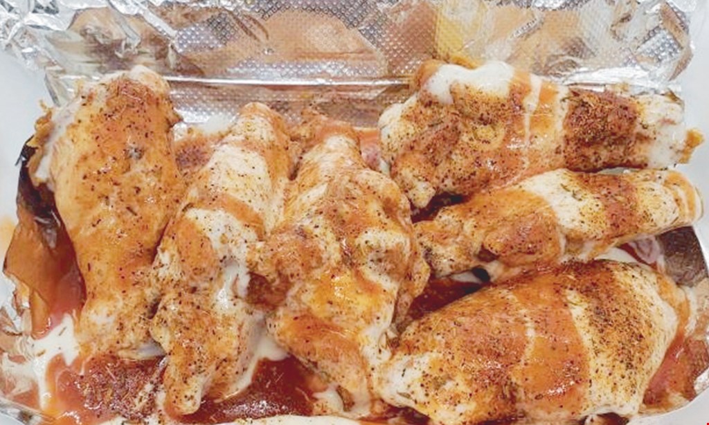 Product image for BSB's House of Wings Bloomfield FREE 2-liter soda when you buy 2 13 piece wings.