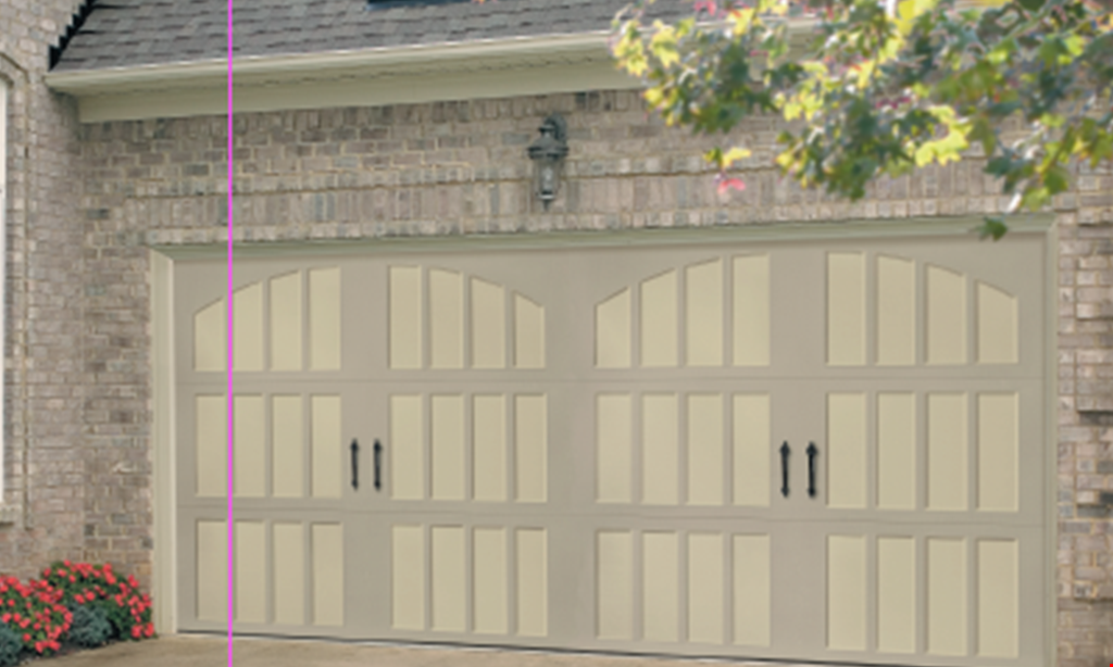 Product image for Garage Doors Of Cincinnati $335 Installed Genie #1128 garage door opener Includes: 1 remote control, keypad, emergencybattery back up, Aladdin ConnectTM. 