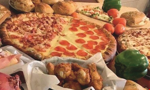 Product image for Parma Pizza & Grill $22.99 for 1 large cheese pizza, large French fry and 4 fountain sodas.