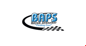 Product image for Baps Motor Speedway $15 For 2 Adult General Admission Tickets For 2022 Season (Reg. $30)