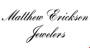 Product image for Matthew Erickson Jewelers 20% OFF any in-store purchase. 