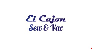 Product image for El Cajon Sewing & Vac 30% OFF vacuum supplies, belts, bags, filters & more.
