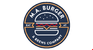 M.A. Burger And Brews logo