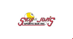 Product image for Skip & Jan's Sports Bar Inc. FREE pool game buy 1 hour of pool, get 1 hour free $10 value per hour. 