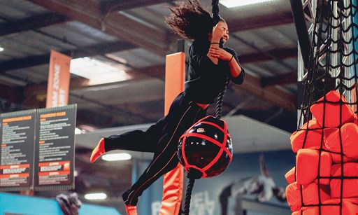 Product image for Sky Zone Harrisburg Buy one 90 minute jump and receive a second 90 minute jump for free.