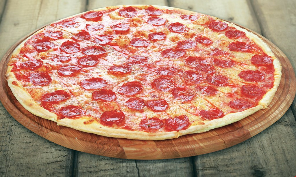 Product image for Sophia's Pizzeria $7.99 LARGE PIZZA choice of toppings may vary. 