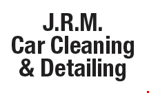 J.R.M. Car Cleaning & Detailing logo