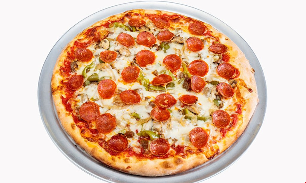 Product image for Augie's Numero 1 only$21.99 for 2 large cheese pizzas & a 2 liter soda. 