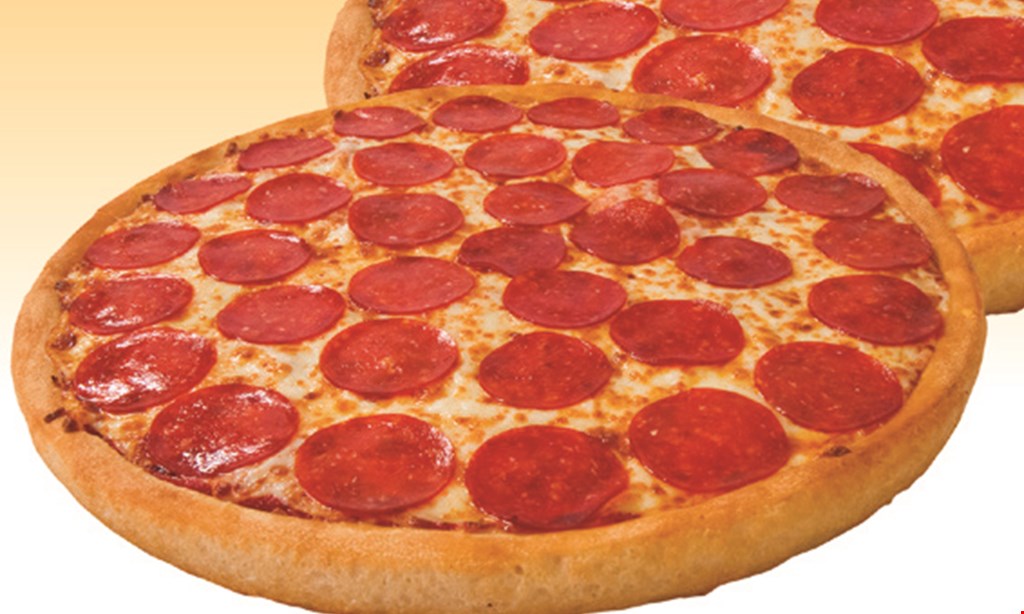 Product image for East Of Chicago Cl Brecksville Fsi (Barry) LOADED CRUST 3-TOPPING PIZZA. Pepperoni and cheese baked into the crust. MEDIUM $13.99 LARGE $16.99. 