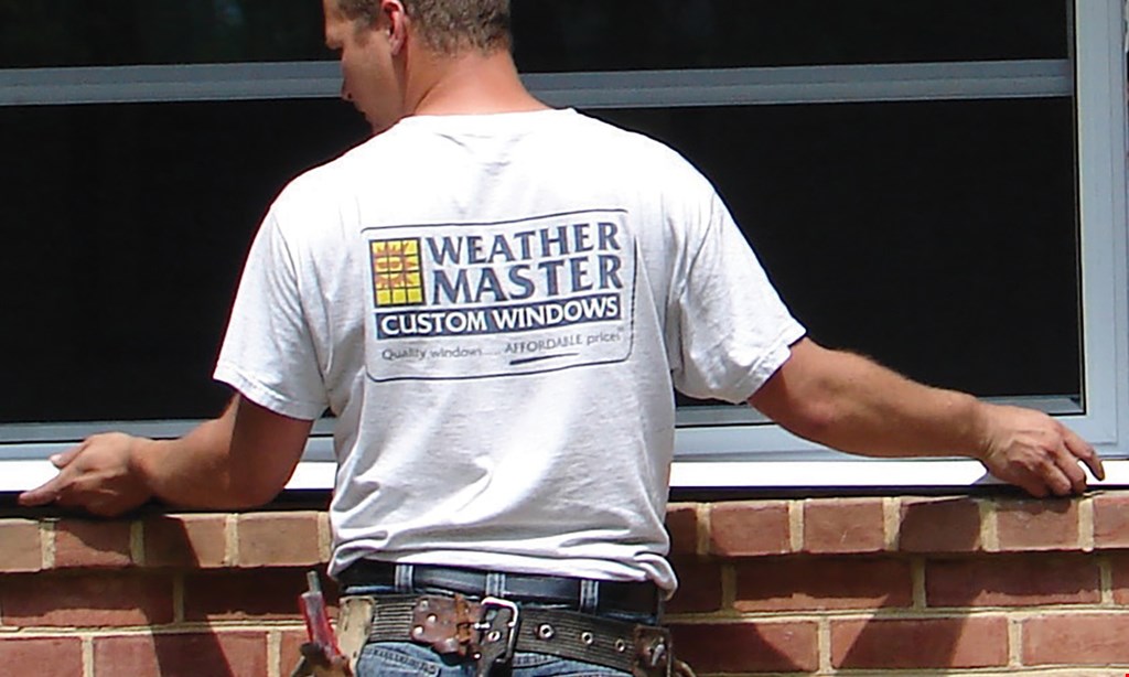 Product image for Weather Master Present this coupon and get an Amazon Gift Card valued at $5 times the number of ENERGY STAR windows we install.