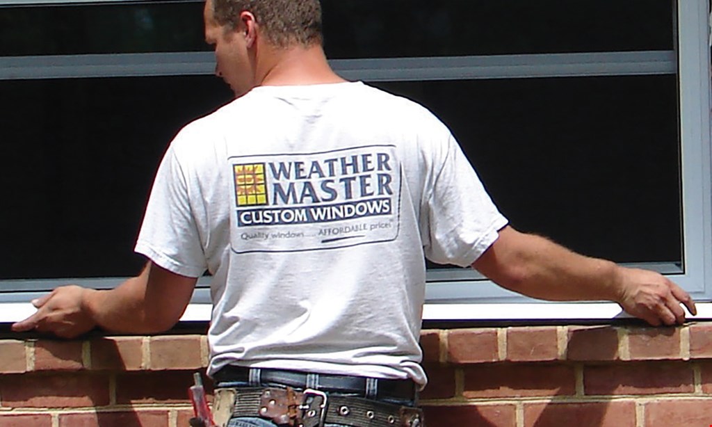 Product image for Weather Master Present this coupon and get an Amazon Gift Card valued at $5 times the number of ENERGY STAR windows we install.