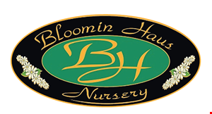 Product image for Bloomin Haus Nursery $5 OFF any purchase of $75 or more.