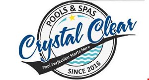 Product image for Crystal Clear Pools & Spas $5 OFF any purchase of $25 or more