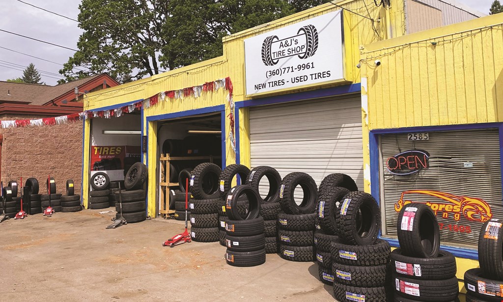 Product image for A & J's Tires 10% Off all new & used tires. 