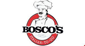 Bosco's Italian Togo logo