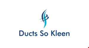 Product image for Ducts So Kleen $85 dryer vent or chimney cleaning unlimited feet.