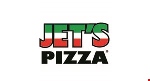 Product image for Jet's Pizza - Kingston Pike $8.99 CALZONE STYLE SANDWICH BAKED WITH PIZZA DOUGH AND STUFFED WITH PREMIUM MOZZARELLA & YOUR FAVORITE PIZZA TOPPING, TOPPED WITH BUTTER & ROMANO. 