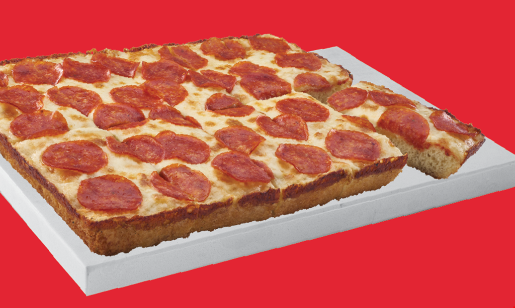 Product image for Jet's Pizza - Kingston Pike $18.99 small 3-topping pizza & dessert. 