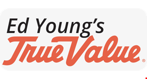 Product image for Ed Young's True Value 25% OFF any one item of $50 or less