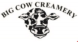 Product image for Big Cow Creamery FREE cone buy one cone, get one free. 