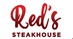 Product image for Red's Steakhouse $20 Off any purchase of $100 or more. 
