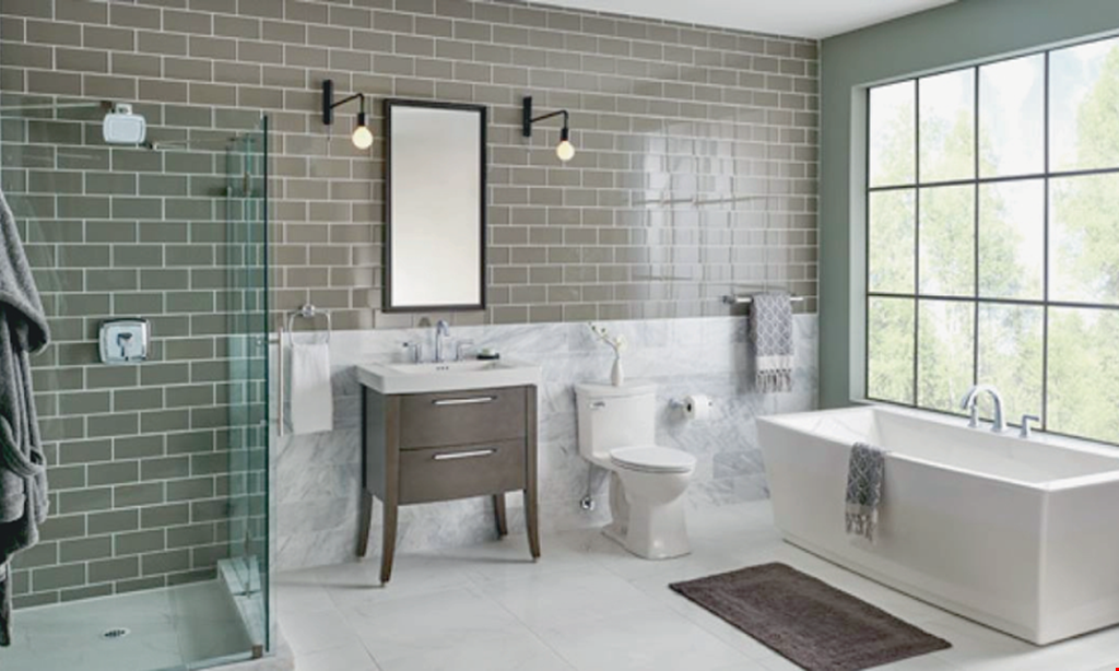 Product image for Renew Home Innovations 50% OFF SHOWER INSTALLATION PLUS FREE SHOWER DOOR free Included with full shower replacement, non-custom glass.