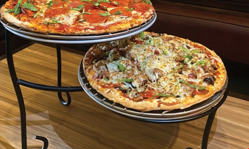 Product image for Vito's Pizza & Italian Ristorante FREE PIZZA Free 12" cheese pizza with the purchase of a 16" pizza
Toppings for an additional charge.. 