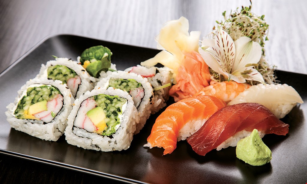 Product image for Seafood Sushi Gourmet $1.50 off AYCE dinner buffet up to 4 people. 