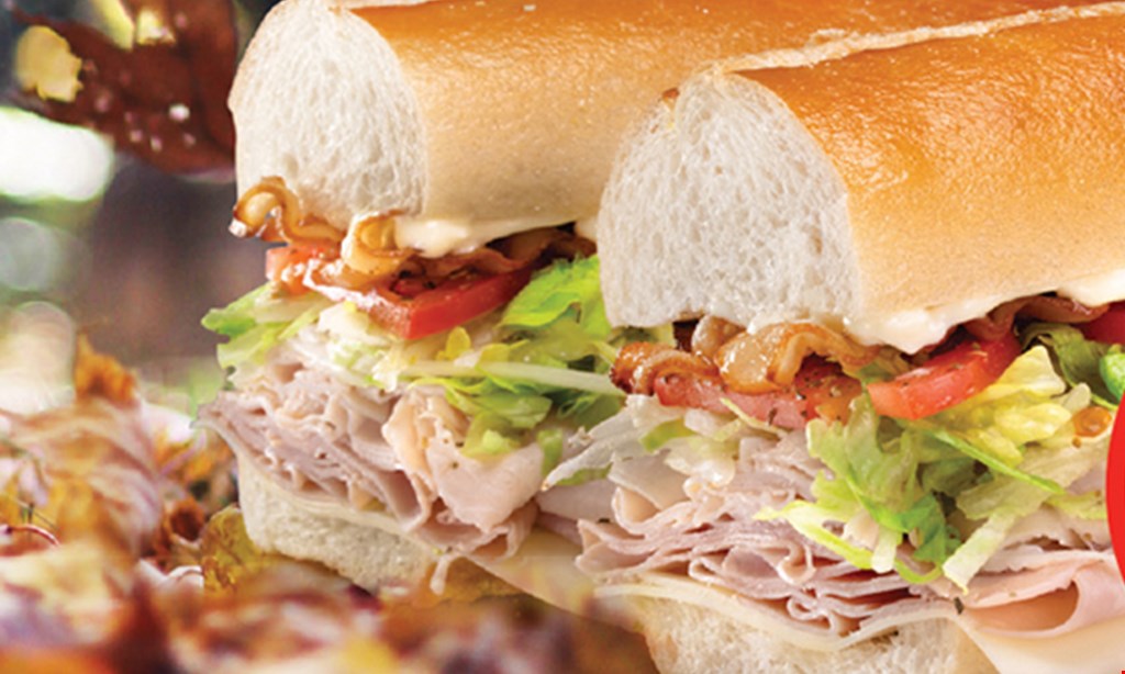 Product image for Jersey Mikes Buy 2 giant subs, get a 3rd giant sub free of equal or lesser value.