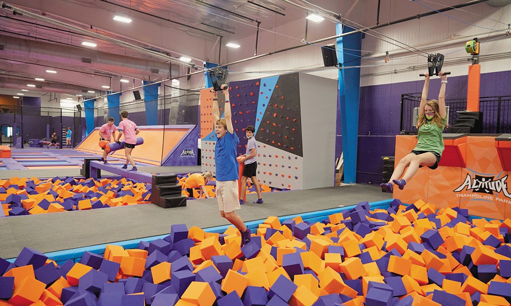 Product image for Altitude Trampoline Park $99.95 Jump Pass 10x 1-Hour Jump Tickets Valid during Open Jump times only. 