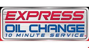 Product image for Express Oil Change $10 Off full service oil change. 