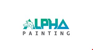 Product image for Alpha Painting Llc 15% OFF interior/exterior painting of $1,000 or more. 