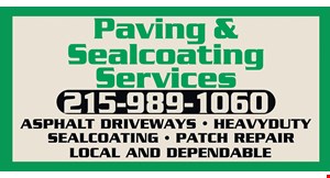 Paving And Sealcoating Services logo