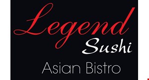Product image for Legend Sushi Asian Bistro $10 Off any purchase of $70 or more. 