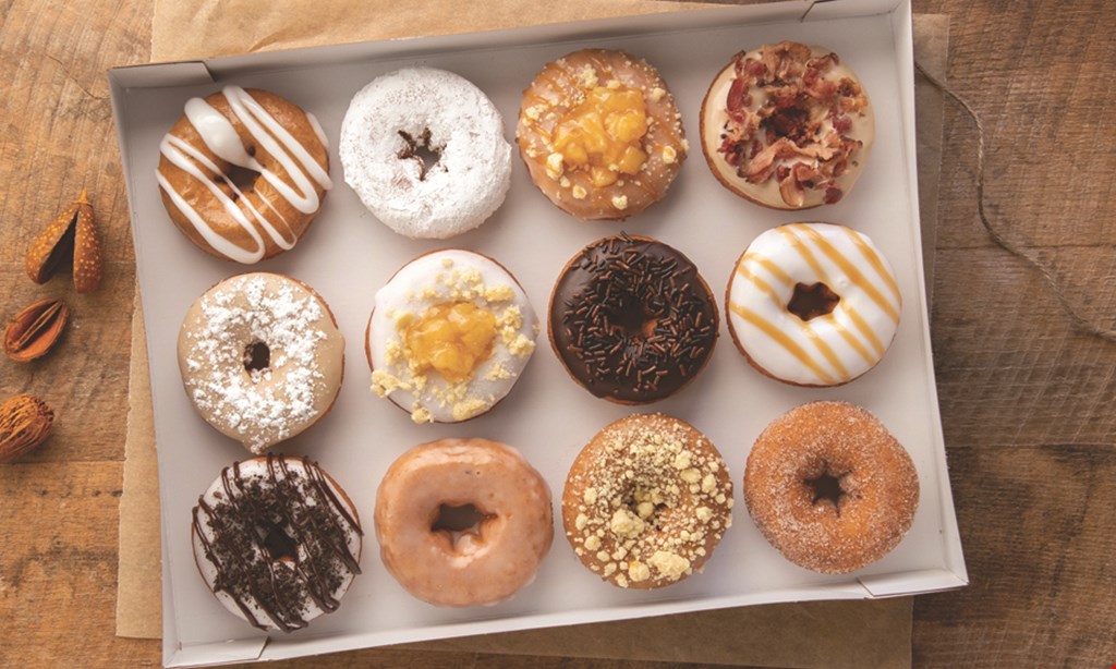 Product image for Duck Donuts FREE coffee with purchase of one dozen donuts OR $2 OFF purchase of one dozen donuts
