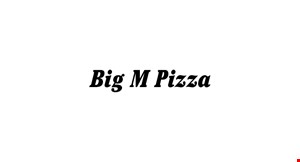 Big M Pizza logo