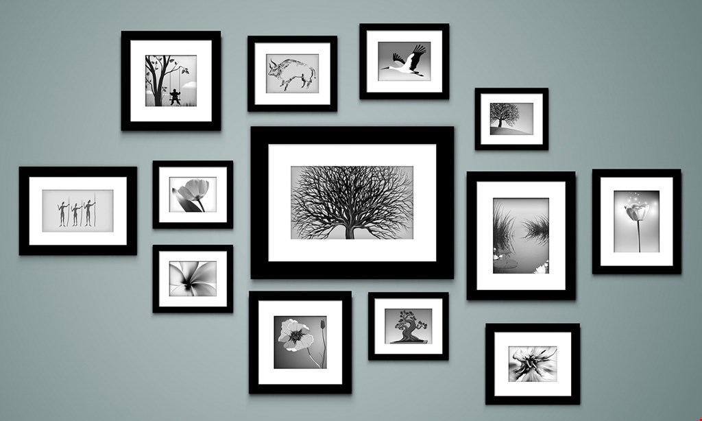 Product image for Create A Frame $10 off custom picture framing. 