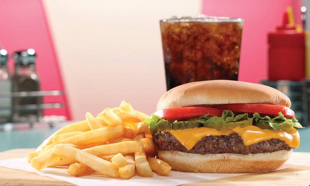 Product image for Hwy 55 Burgers Shakes & Fries Fuquay Varina SPRING SPECIAL Buy two cheeseburger meals and get a free dessert of your choice to share. 
