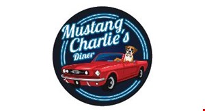 Mustang Charlie's Diner logo