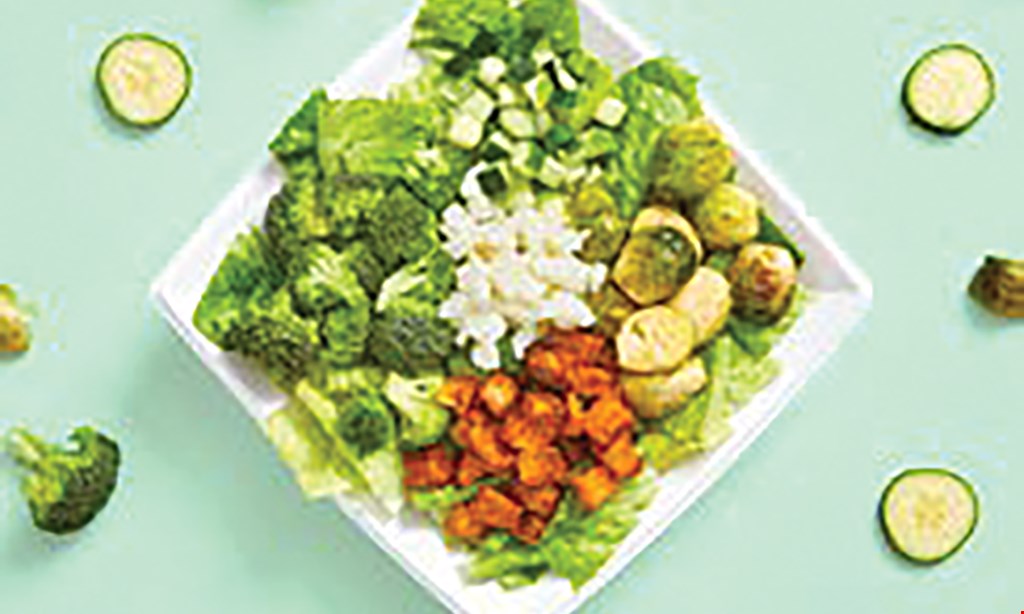 Product image for Saladworks Buy one entree get one of equal or lesser value 1/2 off.