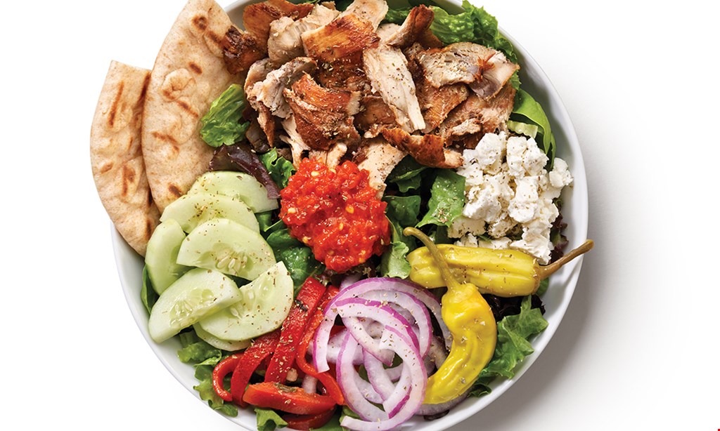 Product image for The Simple Greek - Orland Park FREE Pita or Bowl buy 1 pita or bowl, get 2nd of equal or lesser value free. 