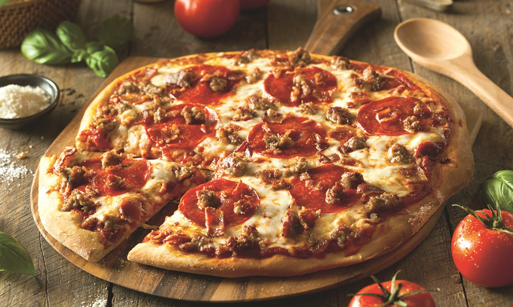 Product image for Carini Pizza $18.99 2 LARGE CHEESE PIZZAS toppings extra 