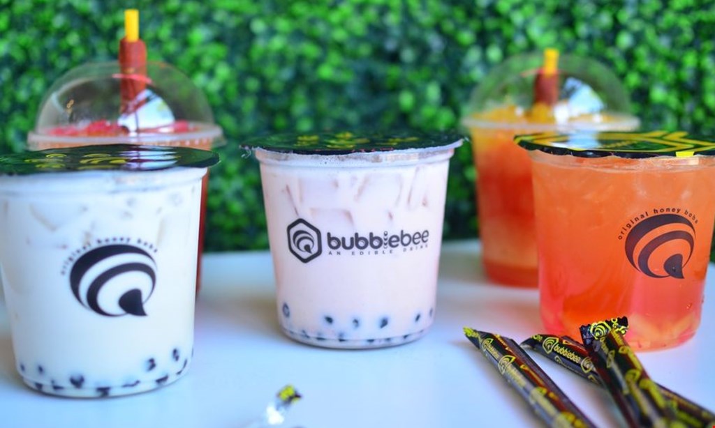 Product image for Bubble Bee 20% Off of 1 fat cup drink