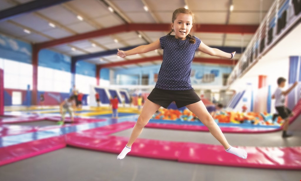Product image for Big Air Trampoline Park $10 1 hr. Jump Pass With Purchase of Any Gift Card (Mon-Thurs).