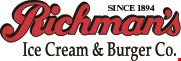 Product image for Richman's Ice Cream - Corporate FREE Quart. Buy one quart, get one quart free. 