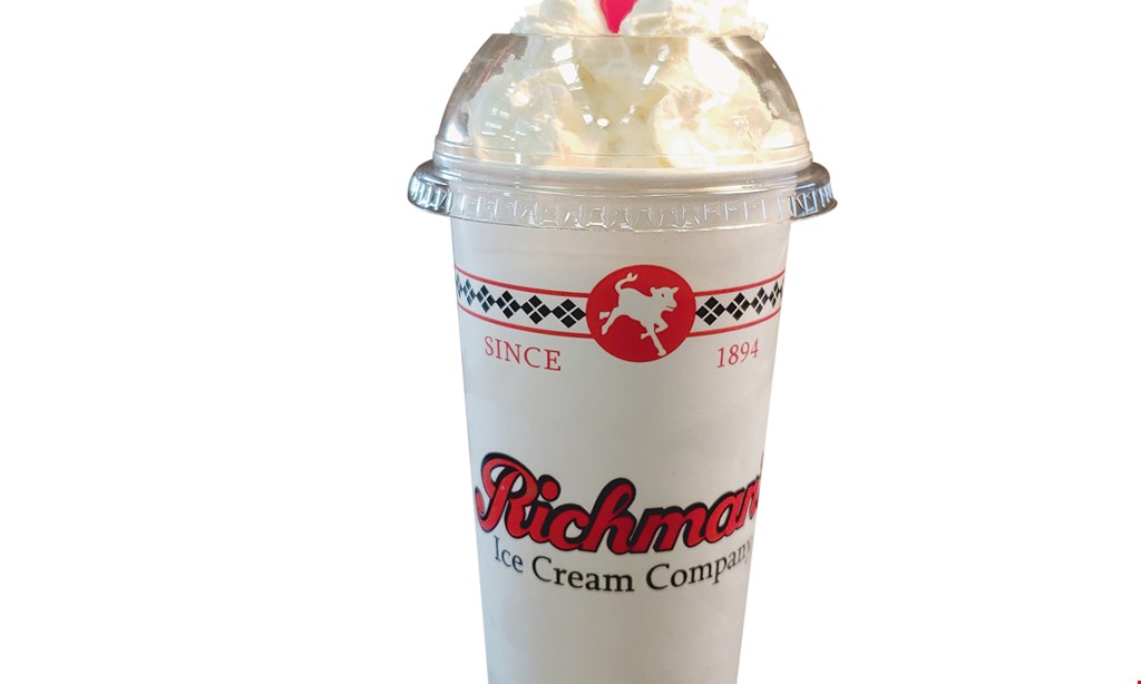 Product image for Richman's Ice Cream - Corporate $5 off your purchase of $20 or more. 