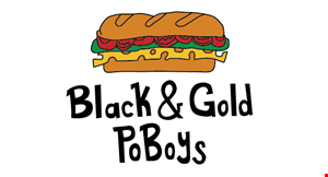 Black And Gold PoBoys logo